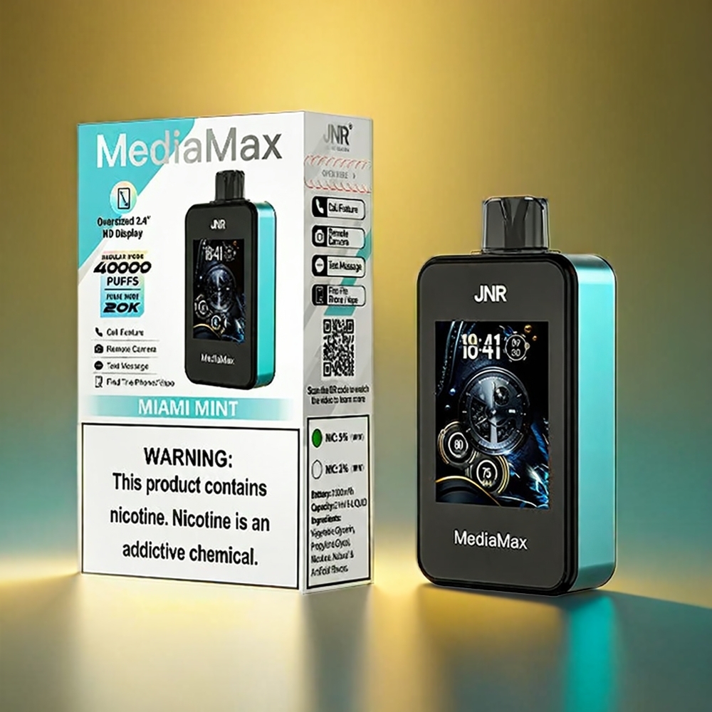 JNR MediaMax 40000 Puffs 1000mAh 21mL 5% ジャパン まとめ買い
