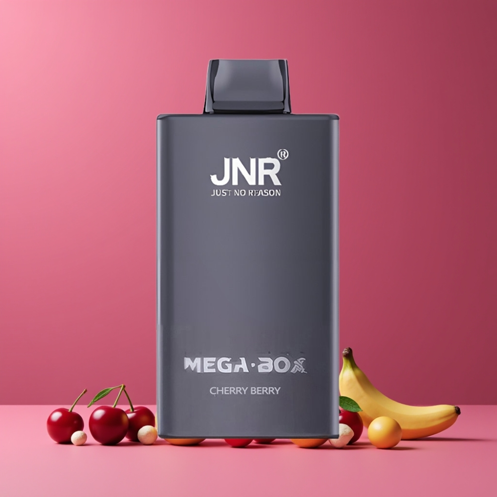 JNR Mega Box 25000 パフ チェリーベリー ジャパン まとめ買い 30ml 850mAh デュアルメッシュコイル