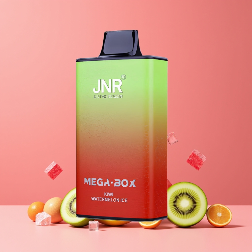 JNR Mega Box 25000パフ キウイスイカアイス ジャパン まとめ買い 30ml 850mAh デュアルメッシュコイル