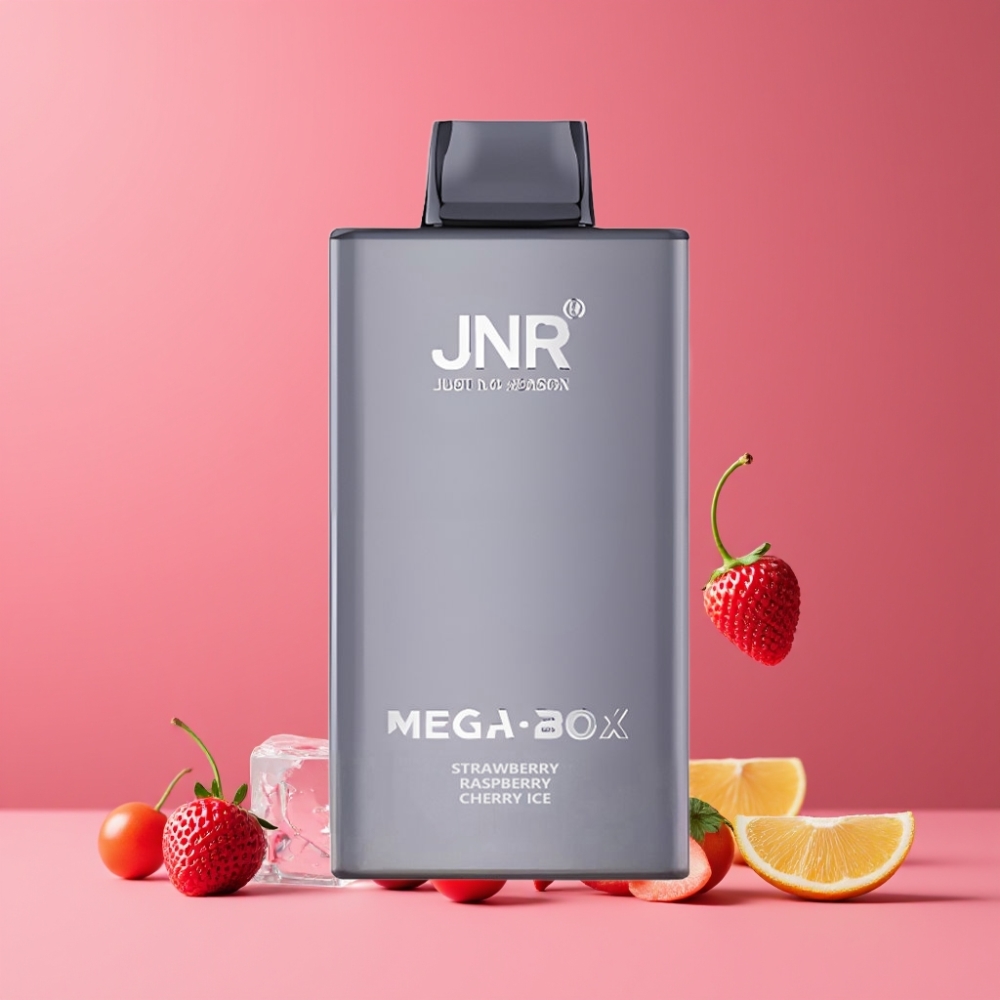 JNR Mega Box 25000 パフ ストロベリー ラズベリー チェリー アイス ジャパン まとめ買い 30ml 850mAh デュアルメッシュ