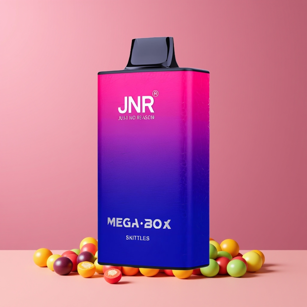 JNR Mega Box 25000 パフス スキットルズ ジャパン まとめ買い 30ml 850mAh デュアルメッシュコイル Type-C