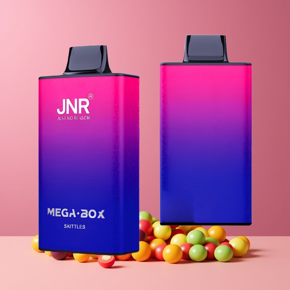 JNR Mega Box 25000 パフス スキットルズ ジャパン まとめ買い 30ml 850mAh デュアルメッシュコイル Type-C