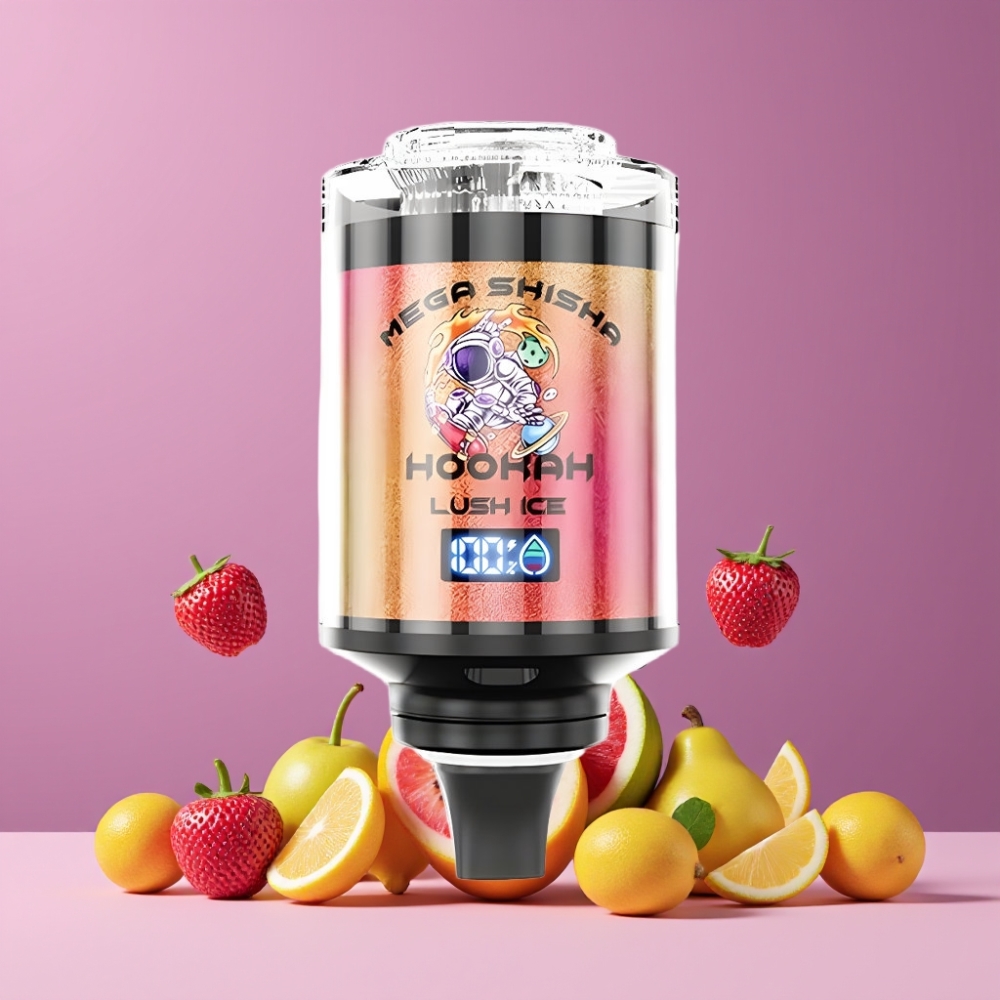 JNR Mega Shisha Hookah 100K デスクトップ互換 ラッシュアイス ジャパン まとめ買い 2200mAh 60ml