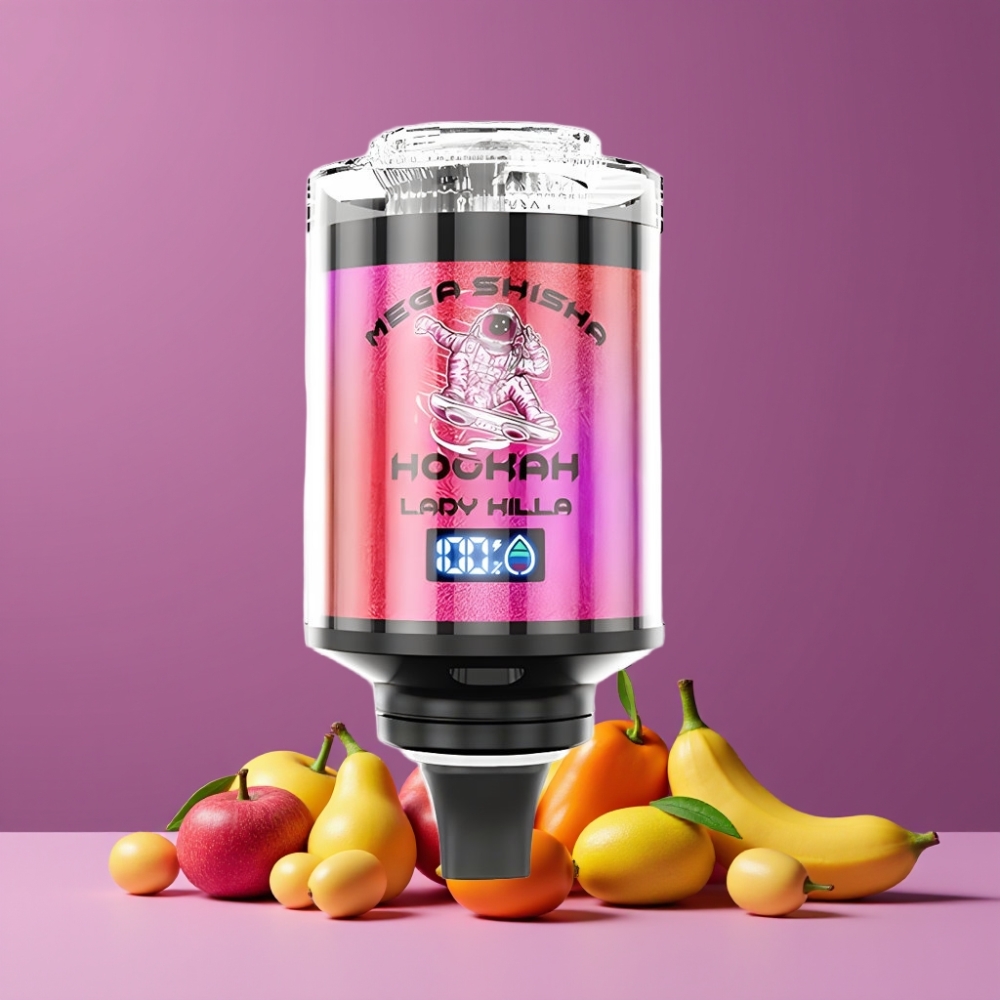 JNR Mega Shisha Hookah 100K ジャパン まとめ買い デスクトップ互換 レディキラー 60ml 2200mAh タイプC 2%
