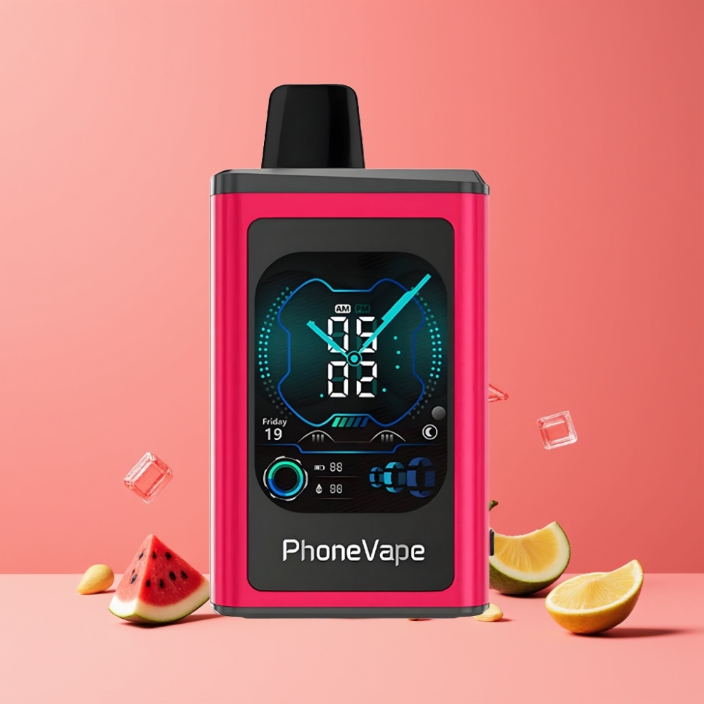 JNR PhoneVape 30000パフ スイカアイス ジャパン まとめ買い 850mAh Type-C ターボモード フルディスプレイ