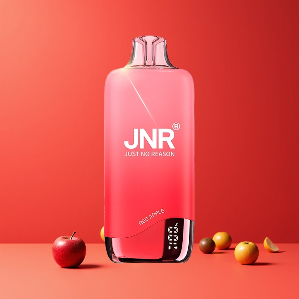 JNR Rainbow 10500パフ 赤リンゴ ジャパン まとめ買い 600mAh 18ml USB Type-c バッテリー&リキッドインジケーター