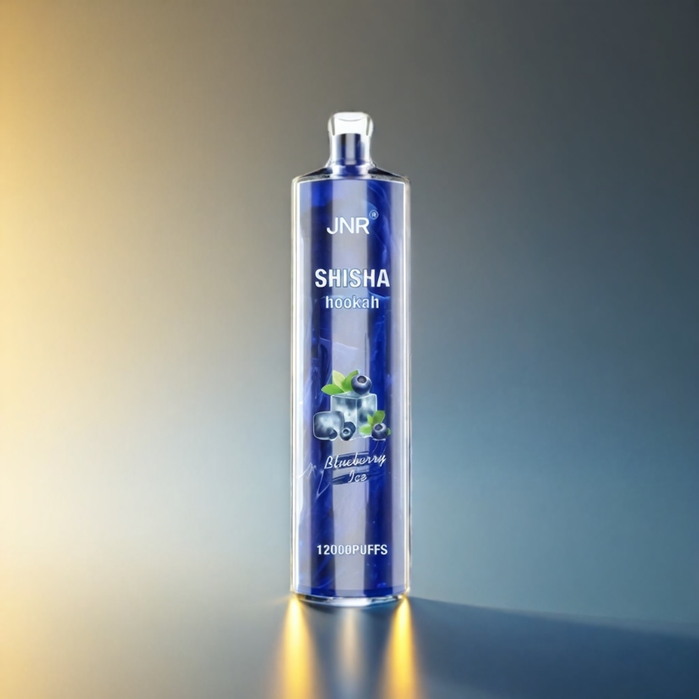 Jnr Shisha Hookah 12000 Puffs 750mAh 24ml ブルーベリーアイス ジャパン まとめ買い