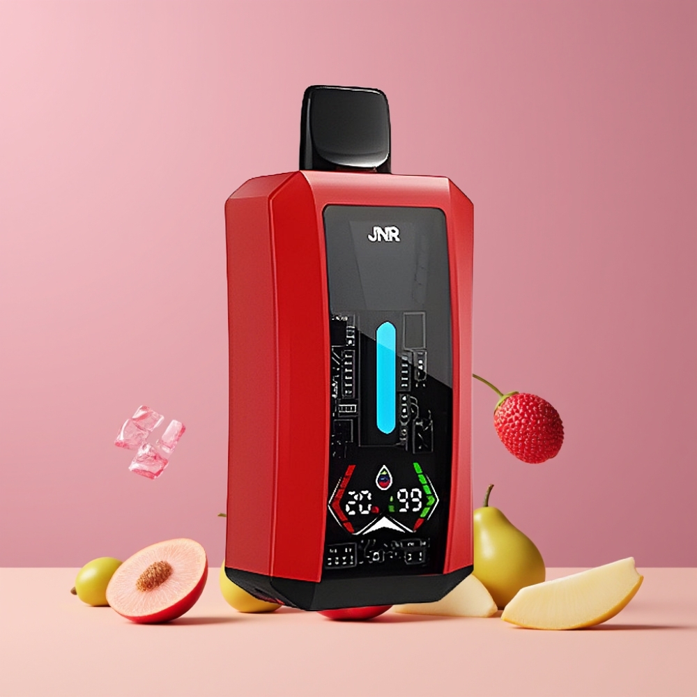 JNR Tank Pro 33000 夏ピーチアイス ジャパン まとめ買い デジタルディスプレイ デュアルメッシュコイル