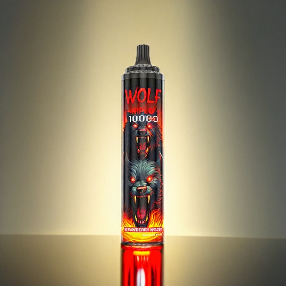 JNR Wolf 10000 Puffs 1.0Ohm 650mAh 20ml ストロベリーモヒート ジャパン まとめ買い
