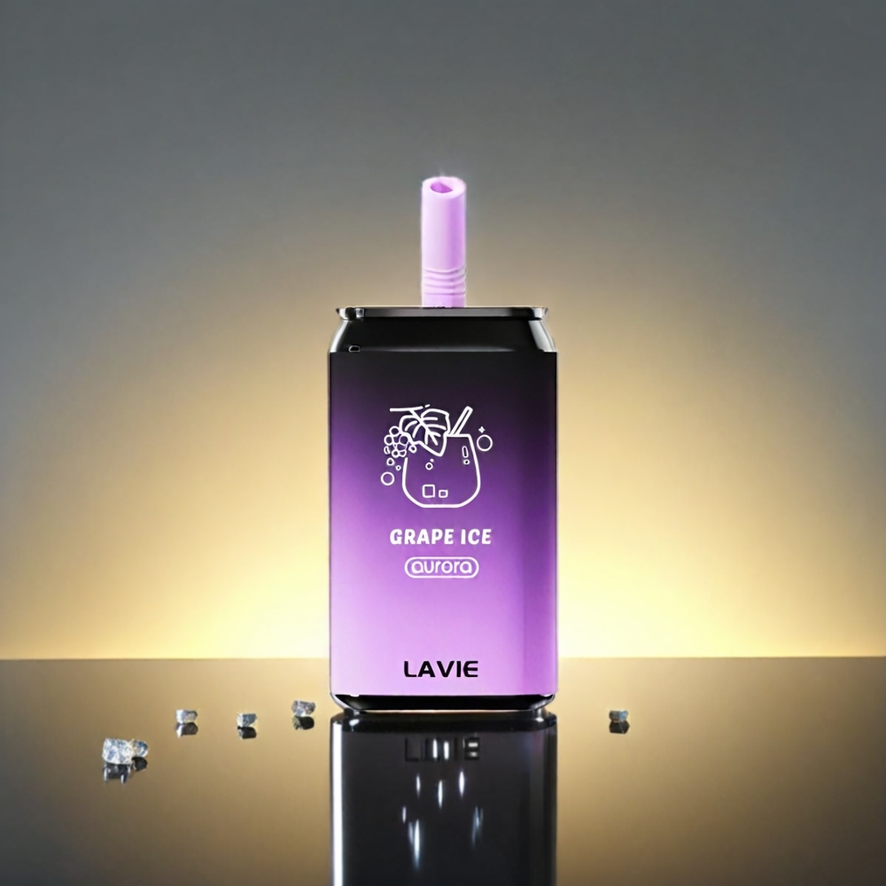 LAVIE Aurora 11000 Puffs 22ML 650mAh TypeC グレープアイス ジャパン まとめ買い