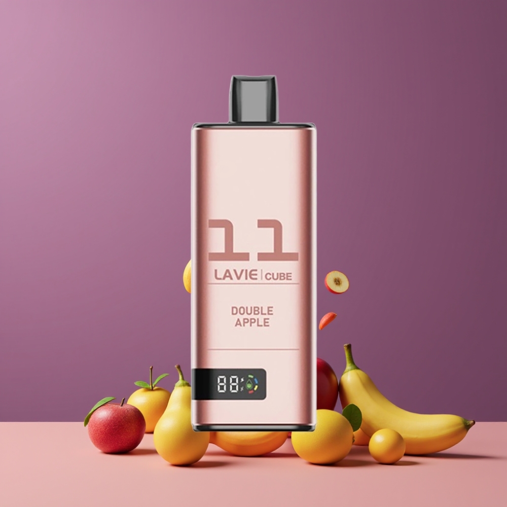 Lavie Cube 20000パフ ダブルアップル ジャパン まとめ買い 28ML 600mAh TypeC