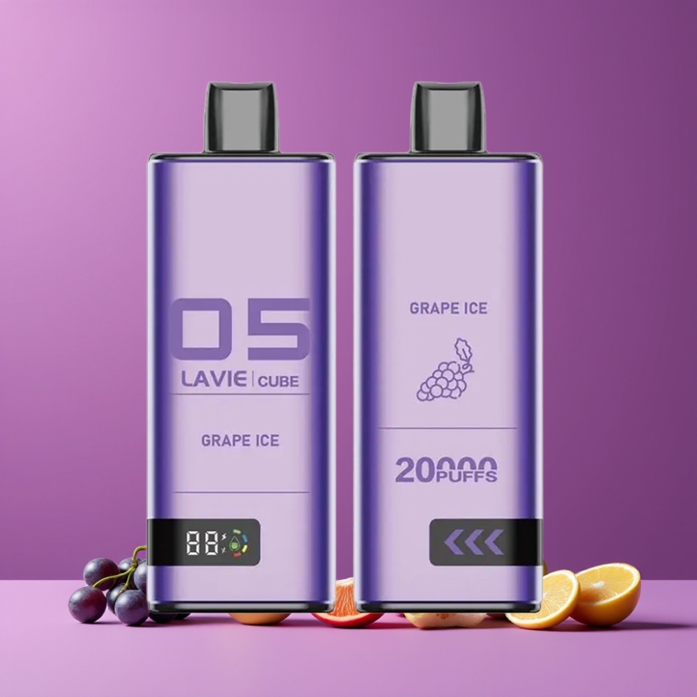 Lavie Cube 20000 パフ グレープアイス ジャパン まとめ買い 28ml 2%5% 600mAh Type C
