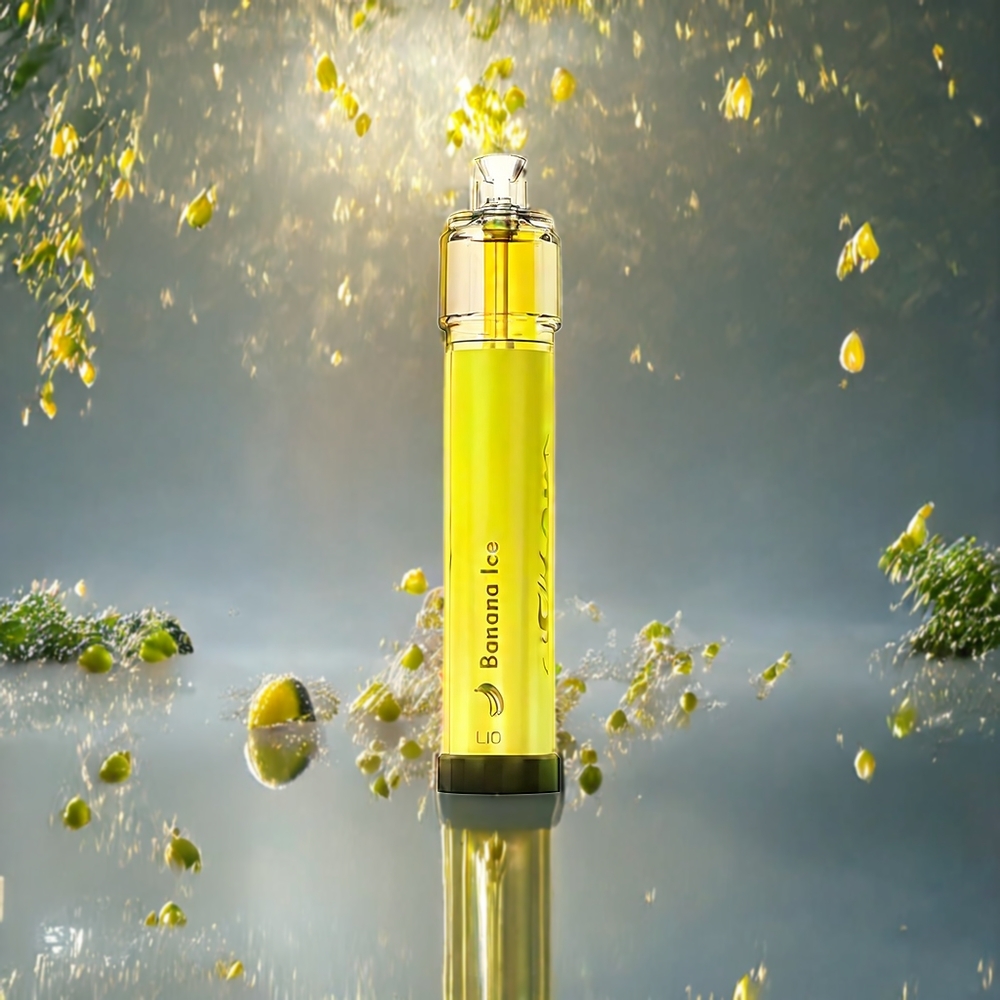 LIO Bee Lit 2500パフ バナナアイス ジャパン まとめ買い 1300mAh 6.0ml 5%
