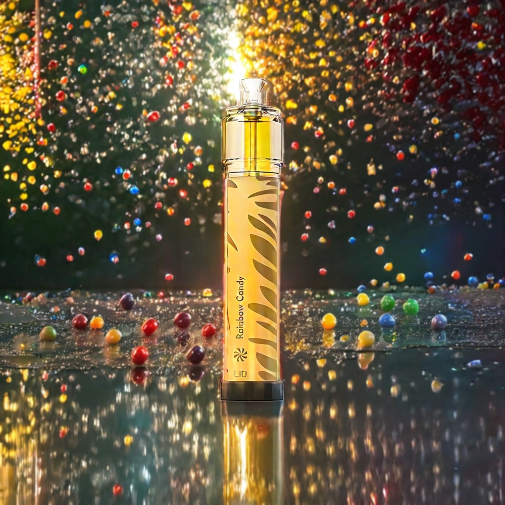 LIO Bee Lit 2500パフ レインボーキャンディ ジャパン まとめ買い 1300mAh 6.0ml 5%