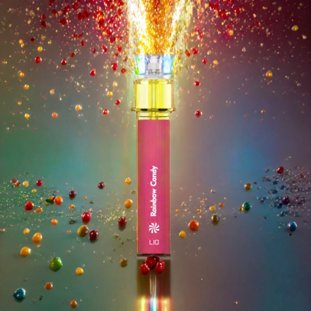 LIO Bee18 2500プッフ レインボーキャンディ ジャパン まとめ買い 1300mAh 6.5ml