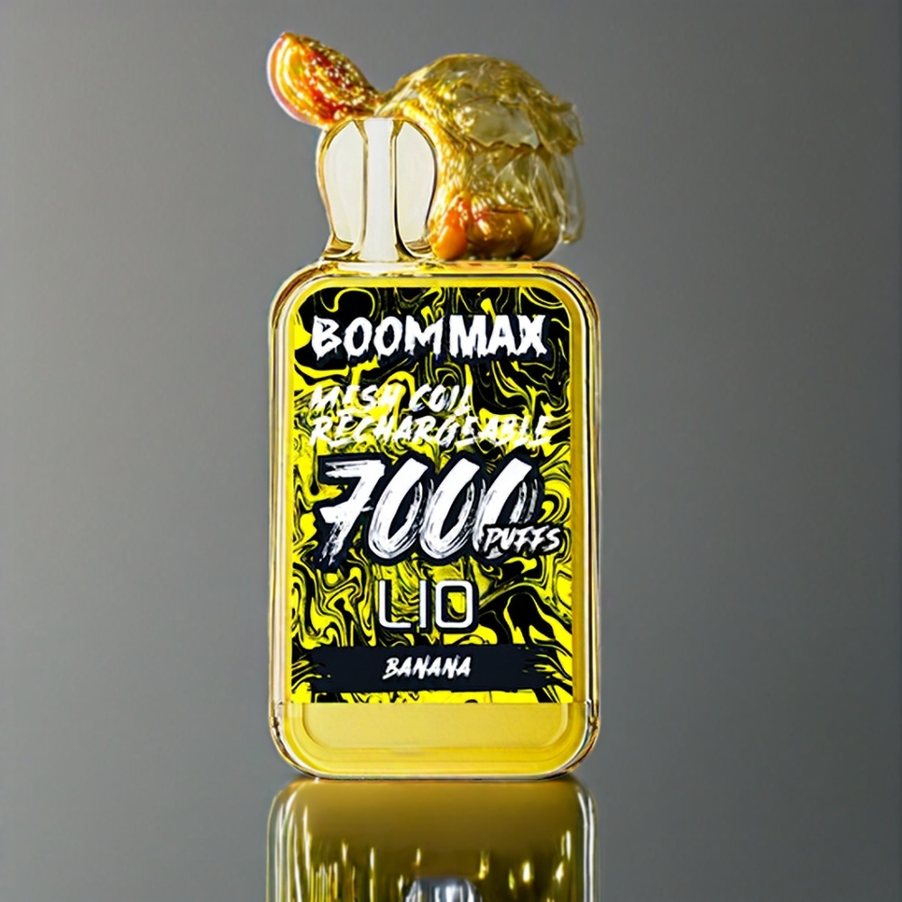 LIO BOOM MAX 7000パフ バナナ味 ジャパン まとめ買い 15ml 50mg