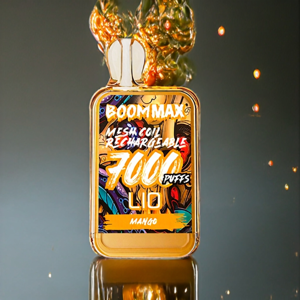 LIO BOOM MAX 7000パフ マンゴー ジャパン まとめ買い 15ml 50mg