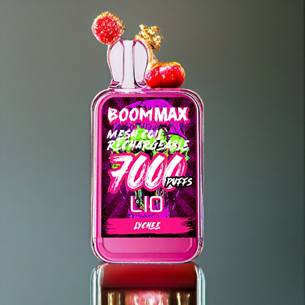 LIO BOOM MAX 7000パフ ライチ ジャパン まとめ買い 650mAh 15ml 50mg