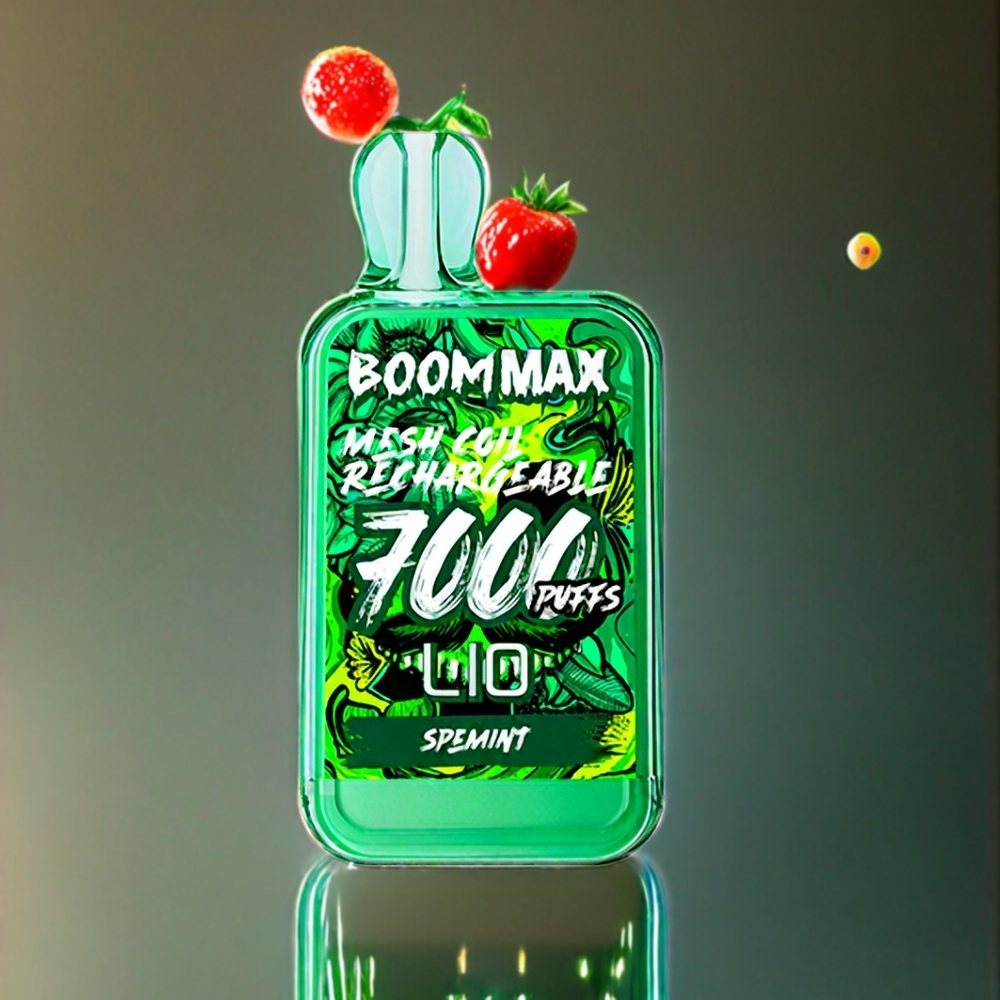LIO BOOM MAX 7000パフ スペアミント ジャパン まとめ買い 650mAh 15ml 50mg
