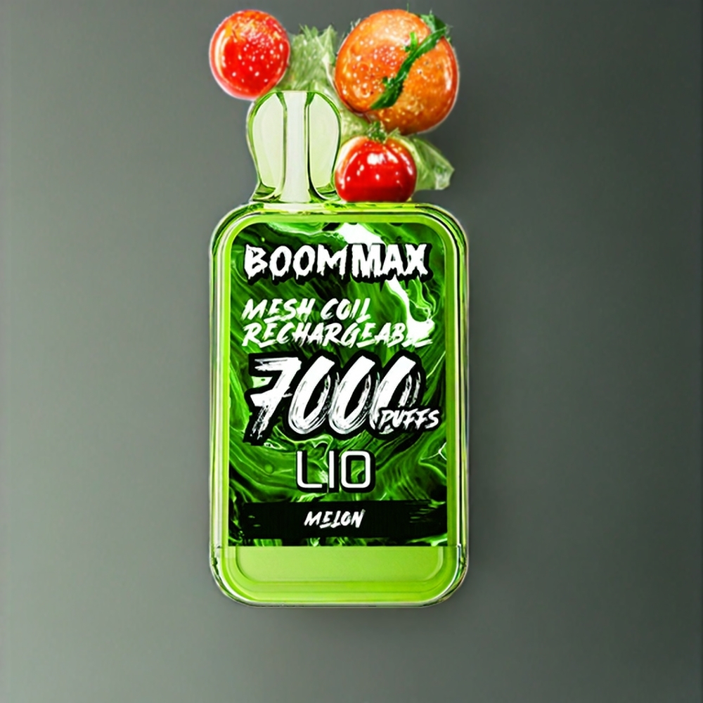 LIO BOOM MAX 7000パフ メロン ジャパン まとめ買い 650mAh 15ml 50mg