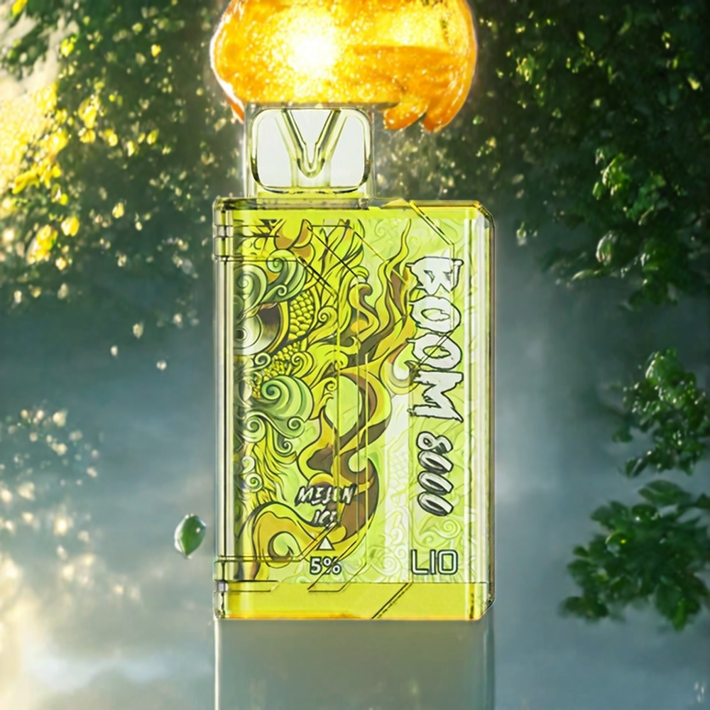 LIO BOOM PRO 8000パフ メロンアイス ジャパン まとめ買い 650mAh 15ml 5%