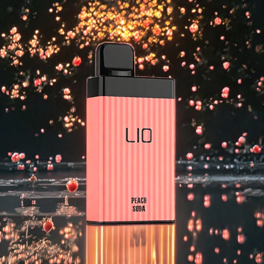 LIO BOXX 4000パフ ピーチソーダ ジャパン まとめ買い 650mAh 10ml 50mg