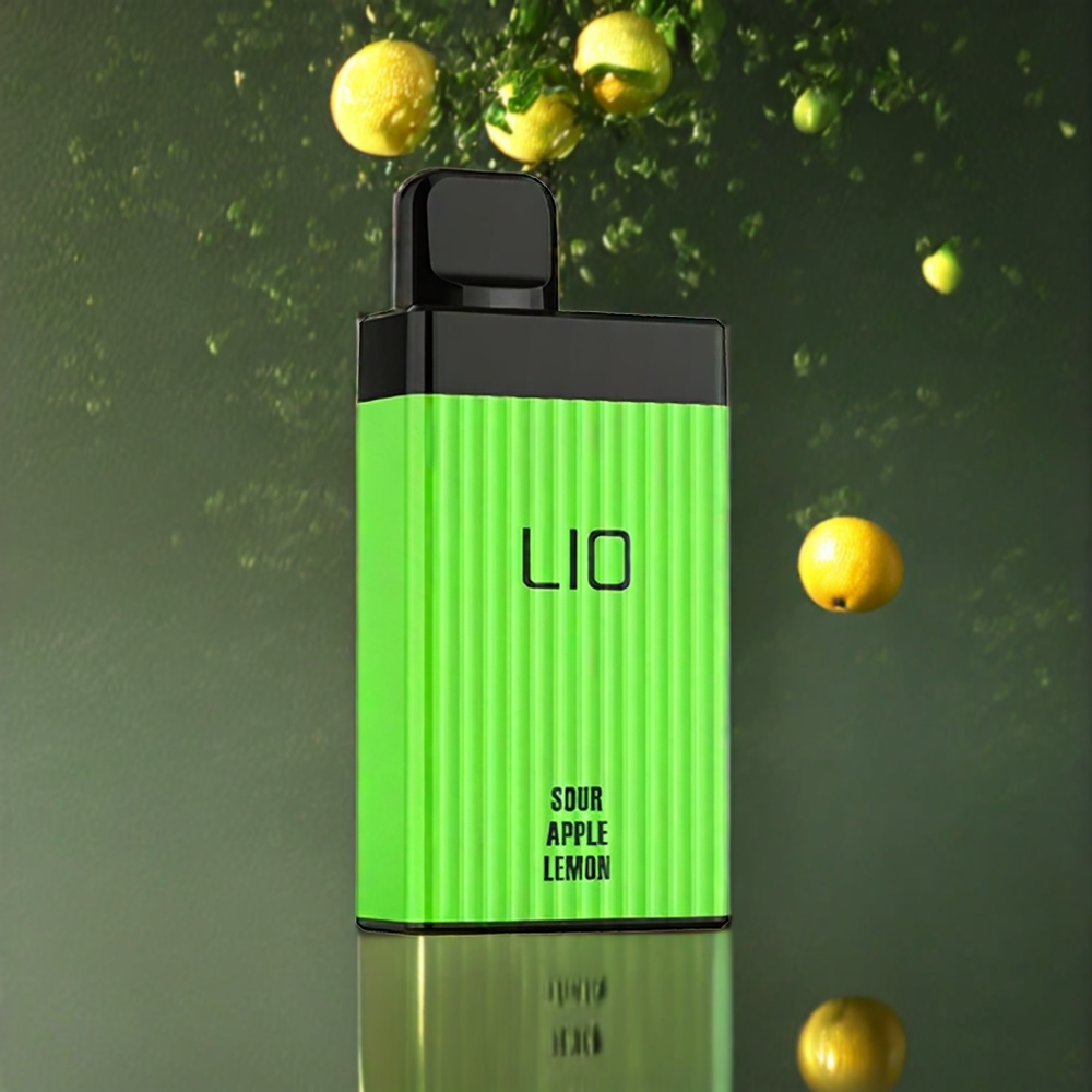 LIO BOXX 4000プフ サワーアップルレモン ジャパン まとめ買い 650mAh Type-C 10ml