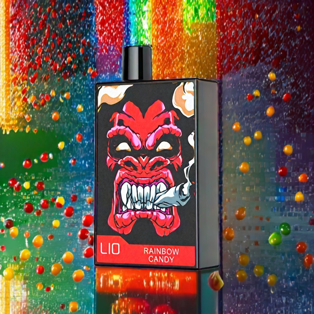 LIO CAPO 4500パフ レインボーキャンディ ジャパン まとめ買い 600mAh 12ml 50mg