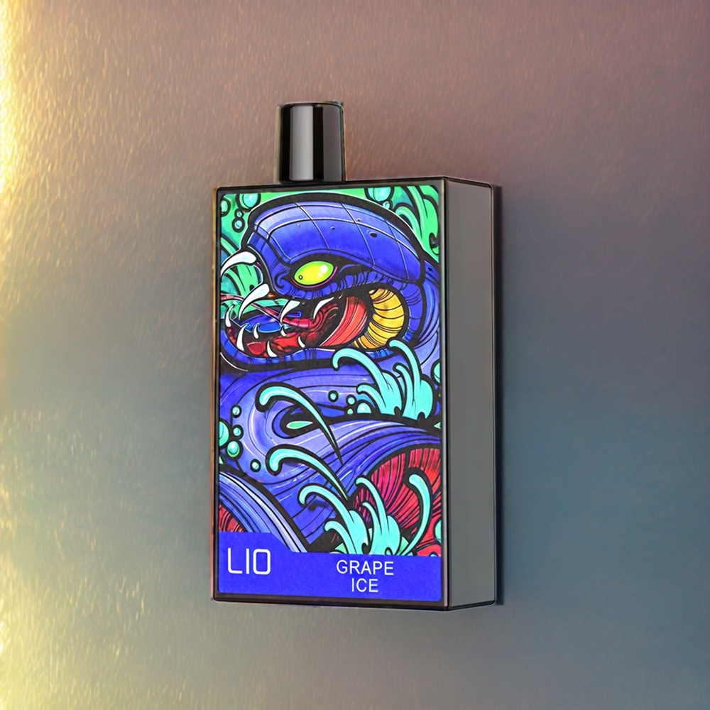LIO CAPO 4500パフ グレープアイス ジャパン まとめ買い 600mAh Type-C 12ml 50mg