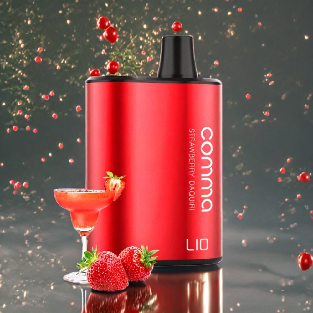 LIO COMMA 5000パフ ストロベリーダイキリ ジャパン まとめ買い 15ml 50mg