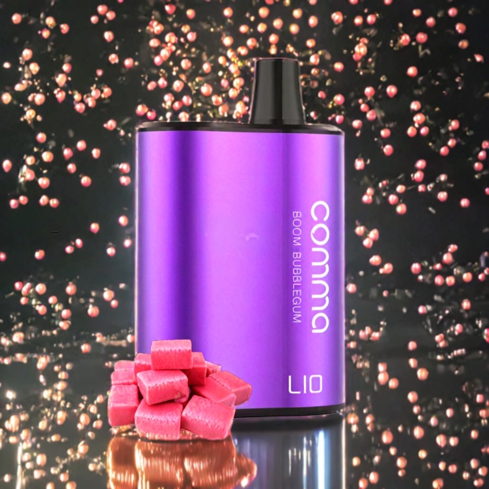 LIO COMMA 5000パフ ブームバブルガム ジャパン まとめ買い 15ml 50mg 900mAh Type-C