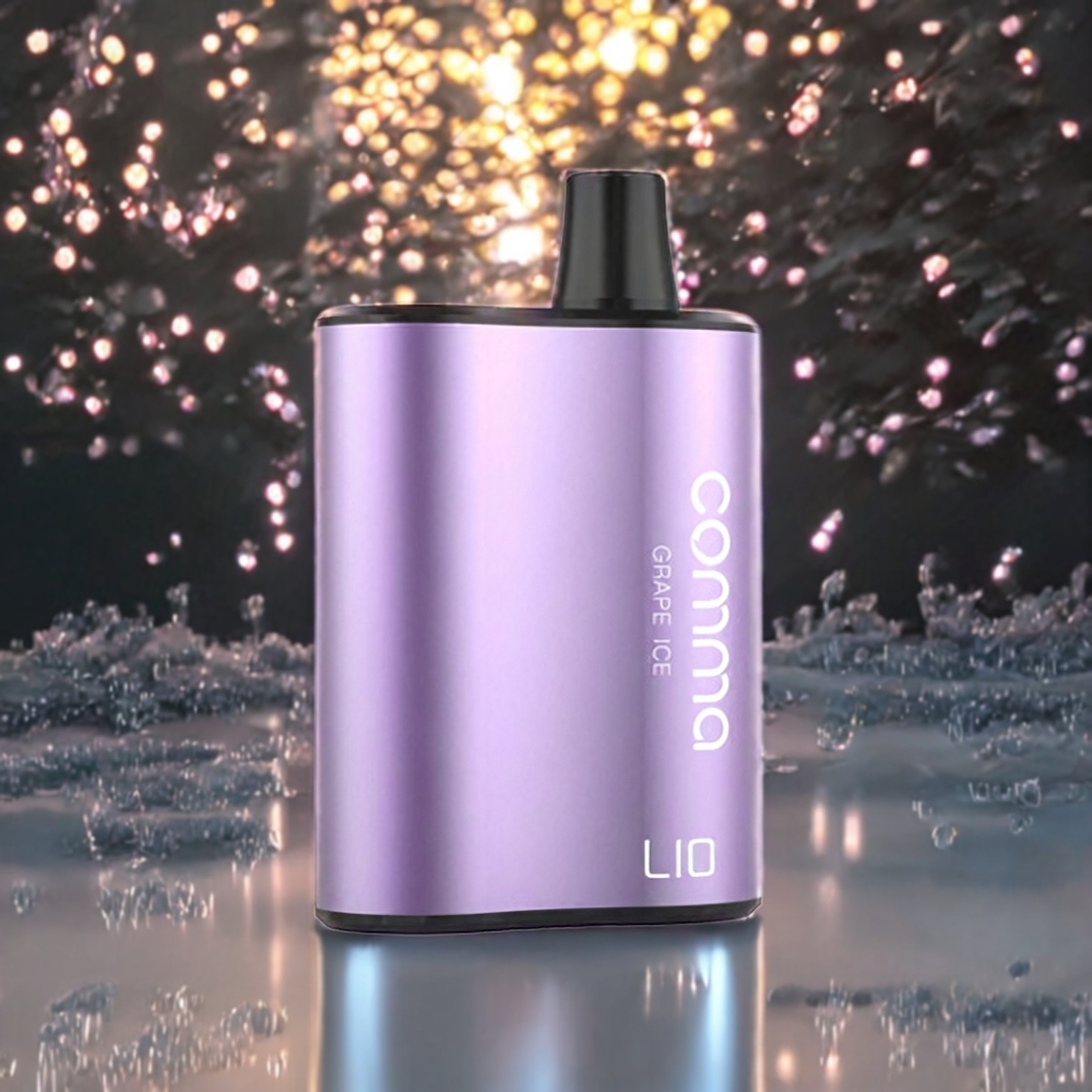 LIO COMMA 5000パフ グレープアイス ジャパン まとめ買い 900mAh 15ml