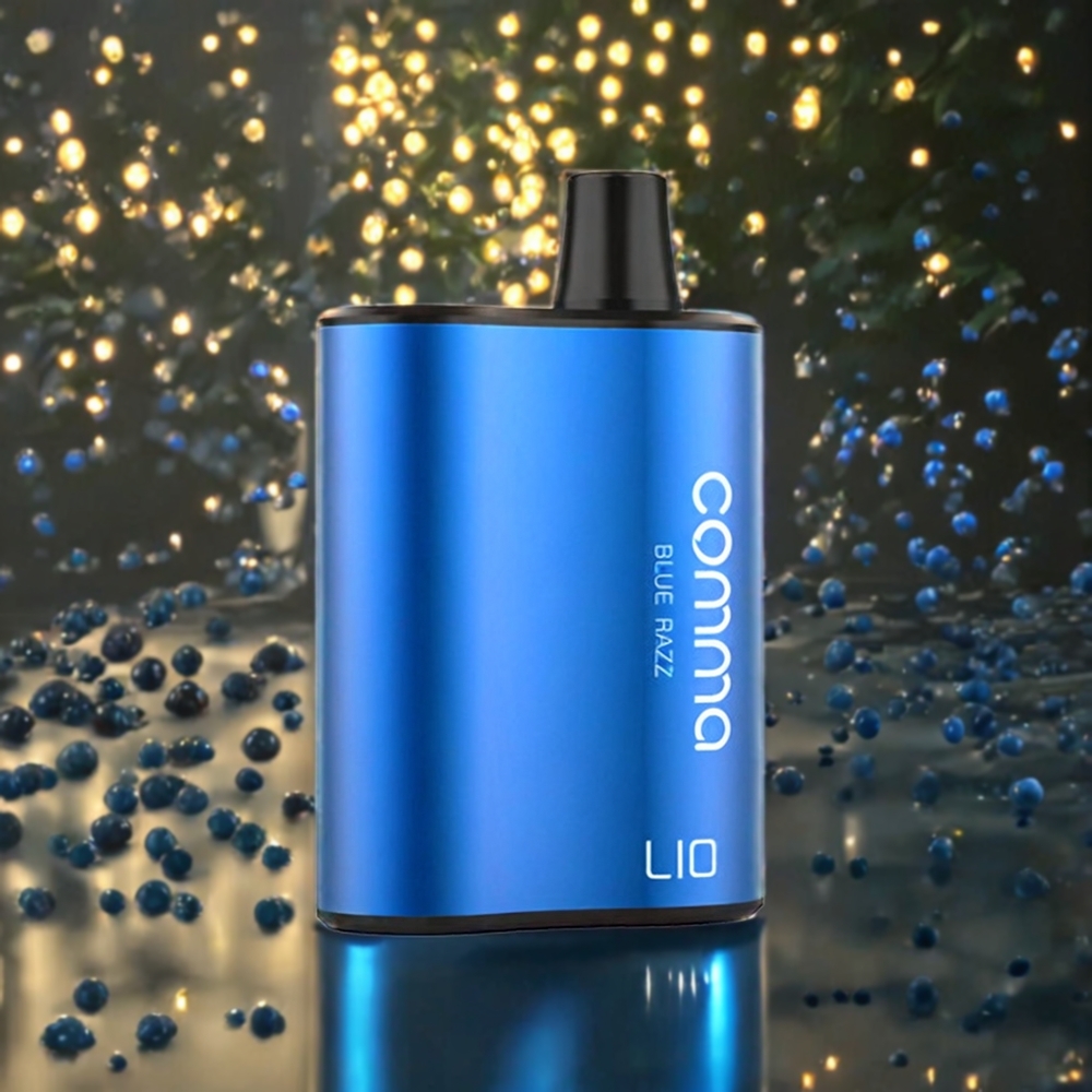 LIO COMMA 5000パフ ブルーレズ ジャパン まとめ買い 900mAh 15ml