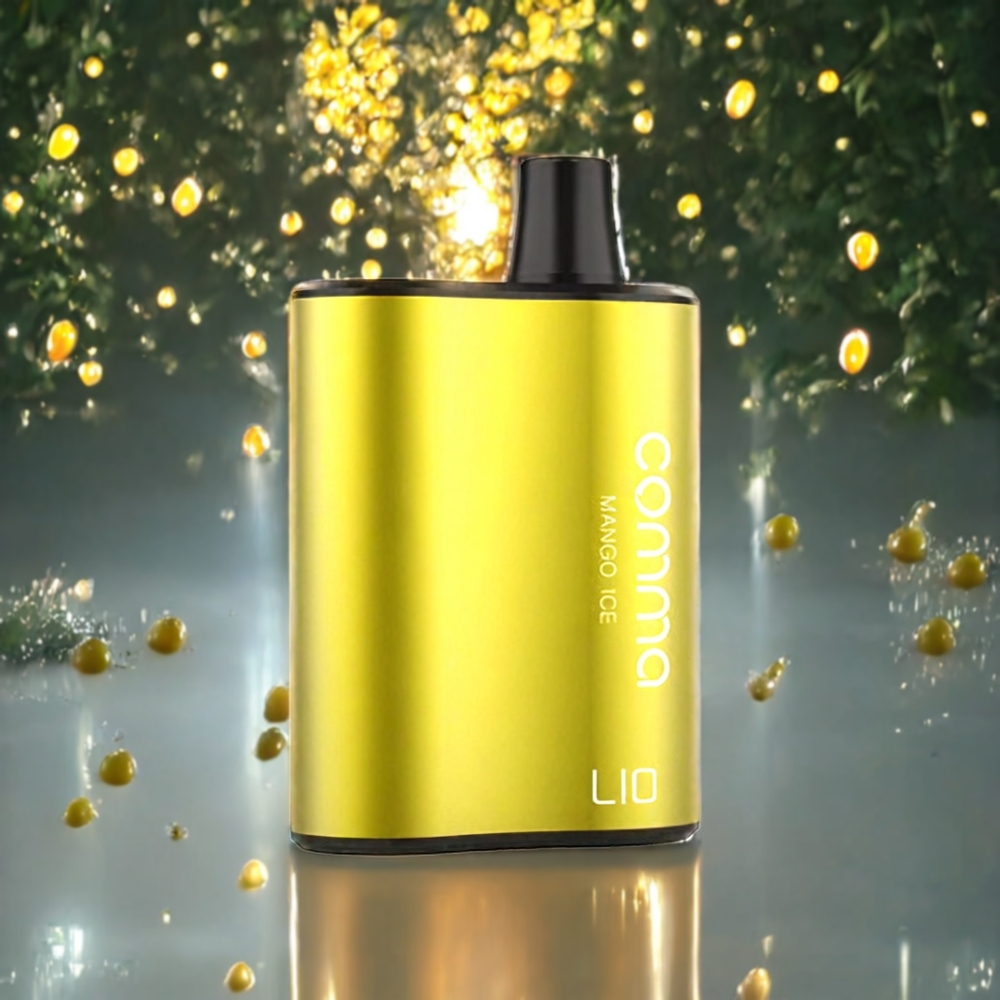 LIO COMMA 5000 パフ マンゴーアイス ジャパン まとめ買い 900mAh 15ml