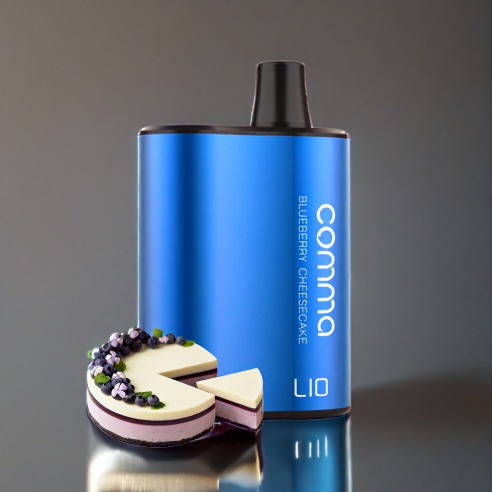 LIO COMMA 5000パフ ブルーベリーチーズケーキ ジャパン まとめ買い 900mAh 15ml