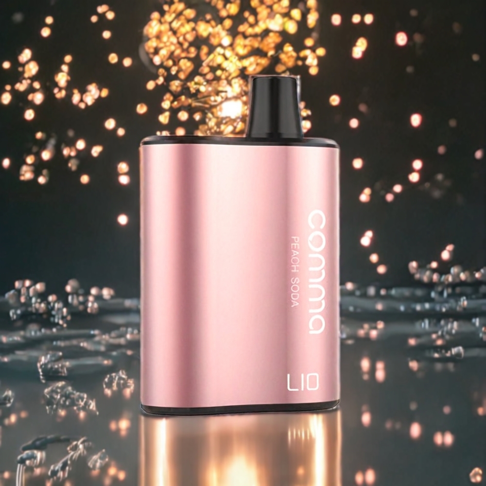 LIO COMMA 5000パフ ピーチソーダ ジャパン まとめ買い 900mAh 15ml Type-C