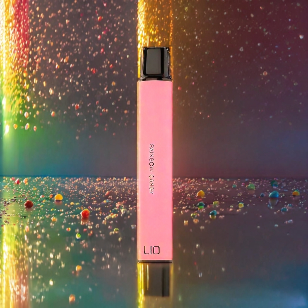 LIO Mini 600プフ レインボーキャンディ ジャパン まとめ買い 400mAh 2ml 20mg
