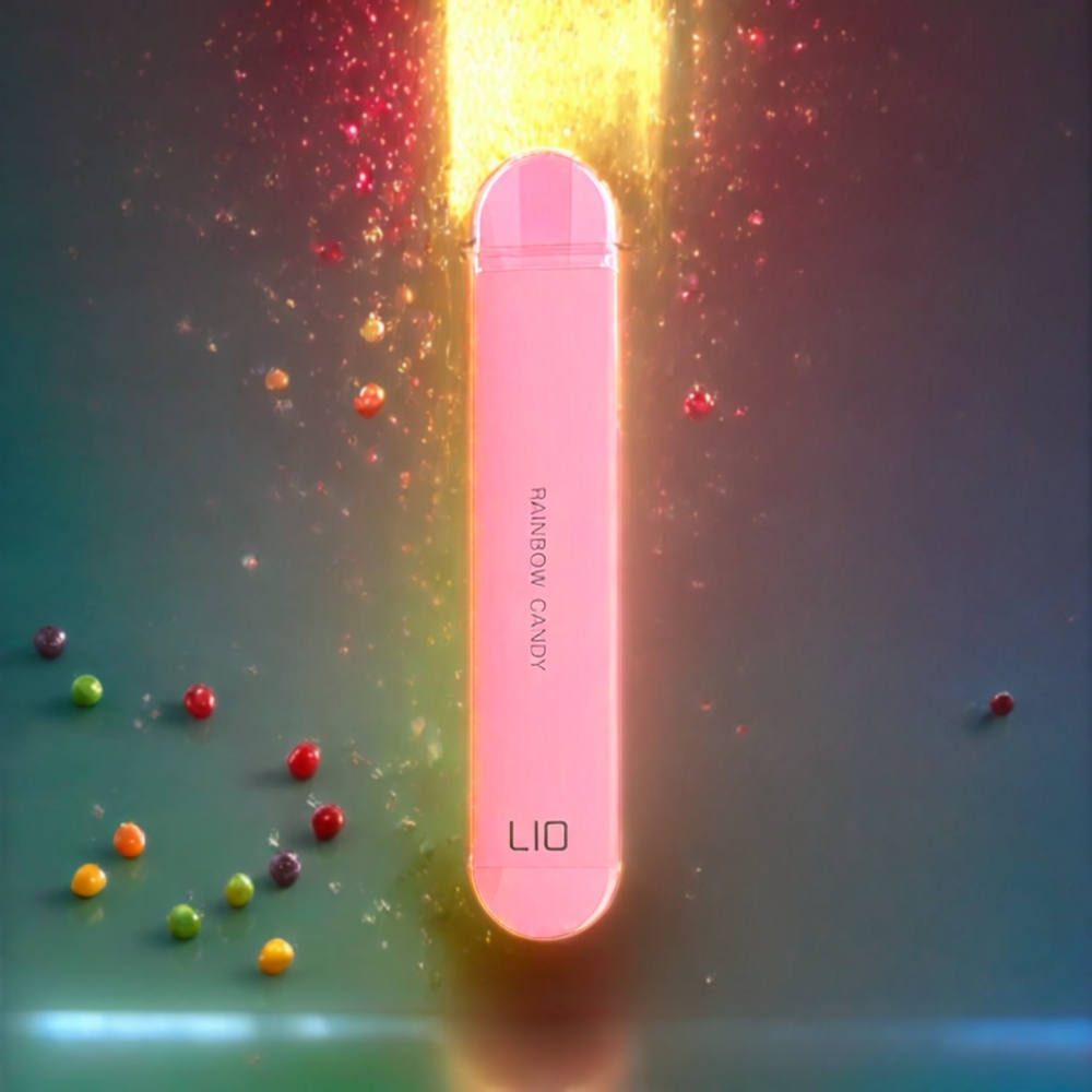 LIO NANO X 600パフ レインボーキャンディ ジャパン まとめ買い 500mAh 2ML 20mg