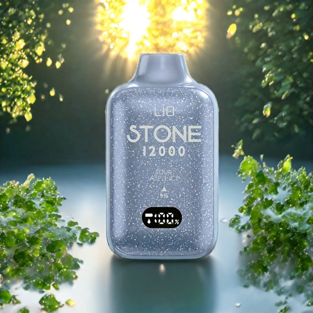 LIO Stone 12000パフ サワーアップルアイス ジャパン まとめ買い 550mAh 18ML 1.0オームメッシュコイル