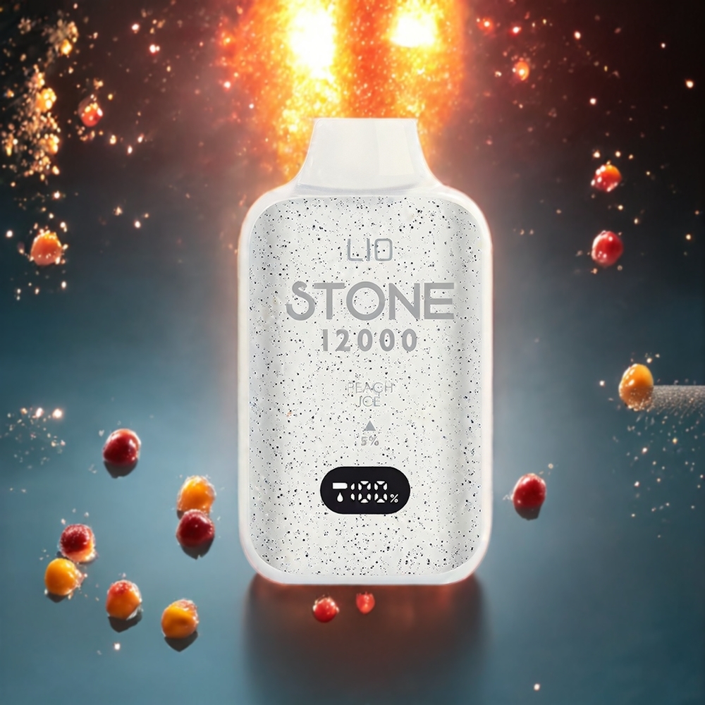 LIO Stone 12000パフ ピーチアイス ジャパン まとめ買い 550mAh 18ML 30mg/50mg