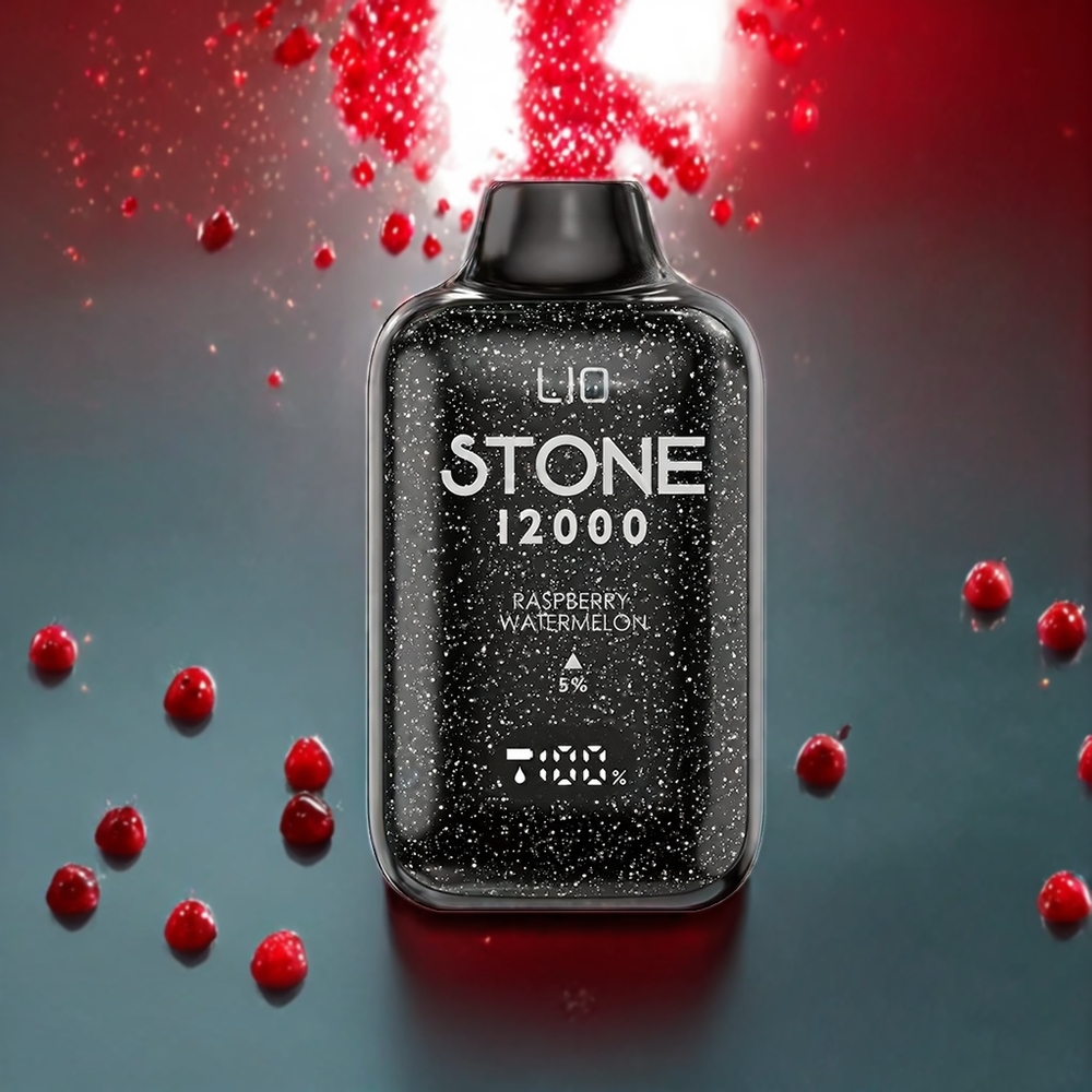 LIO Stone 12000 Puffs ラズベリーウォーターメロン ジャパン まとめ買い 550mAh 18ML 30mg/50mg