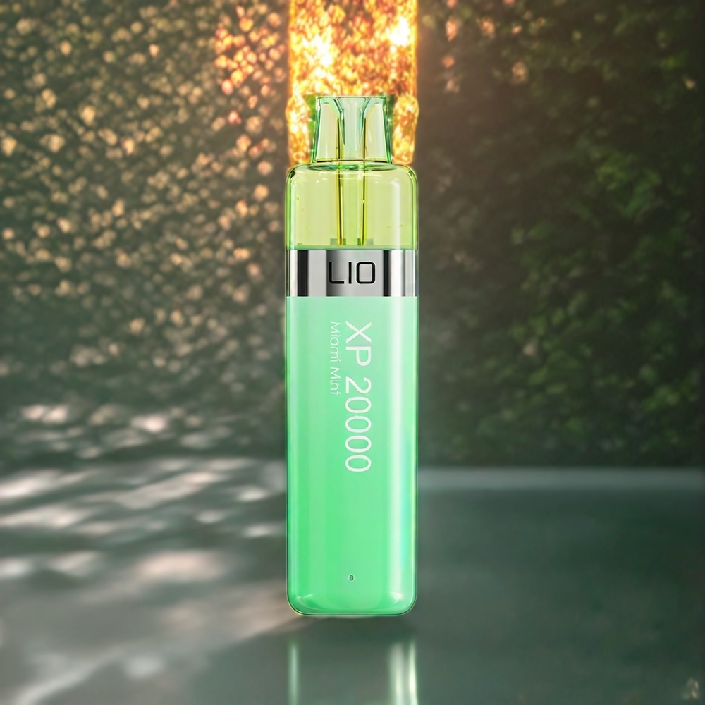 LIO XP 20000パフ マイアミミント ジャパン まとめ買い 12ML 50mg 900mAh TYPE-C 0.8Ω