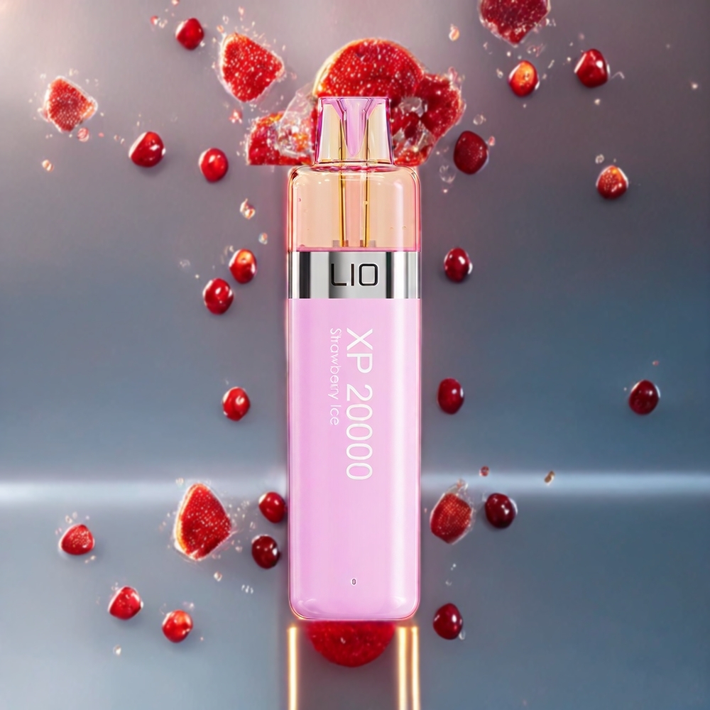 LIO XP 20000パフ ストロベリーアイス ジャパン まとめ買い 12ML 50mg 900mAh TYPE-C