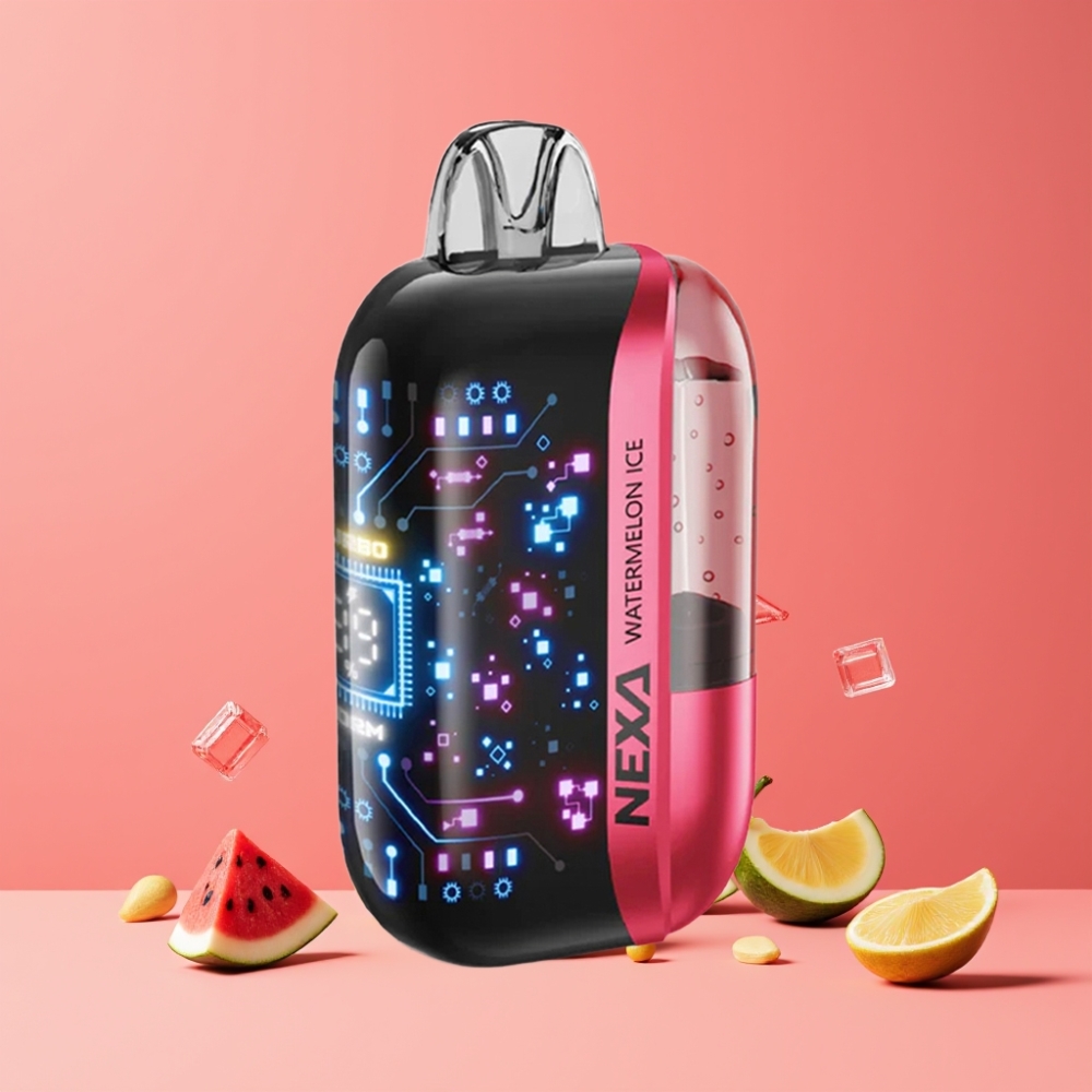 NEXA Ultra 50000パフス水メロンアイスジャパンまとめ買い20ml800mah5%0.9ohmデュアルメッシュ