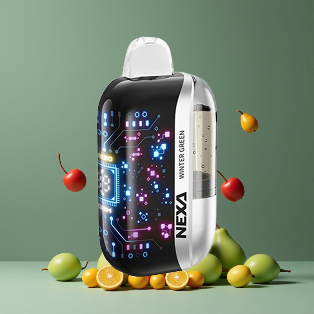 NEXA Ultra 50000 ウィンターグリーン ジャパン まとめ買い 20ml 800mah 5% 0.9ohm 3D曲面スクリーン Type-C