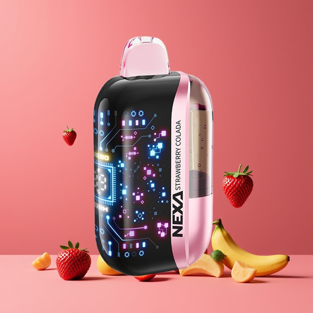 NEXA Ultra 50000パフ ストロベリーコラダ ジャパン まとめ買い 20ml 800mah 5% 0.9ohm 3d