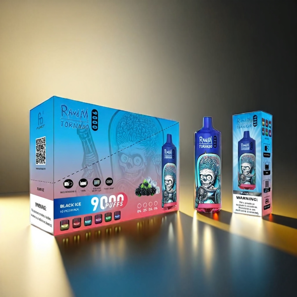 Fumot RandM Tornado 9000 Puffs 18mL Mesh ジャパン まとめ買い