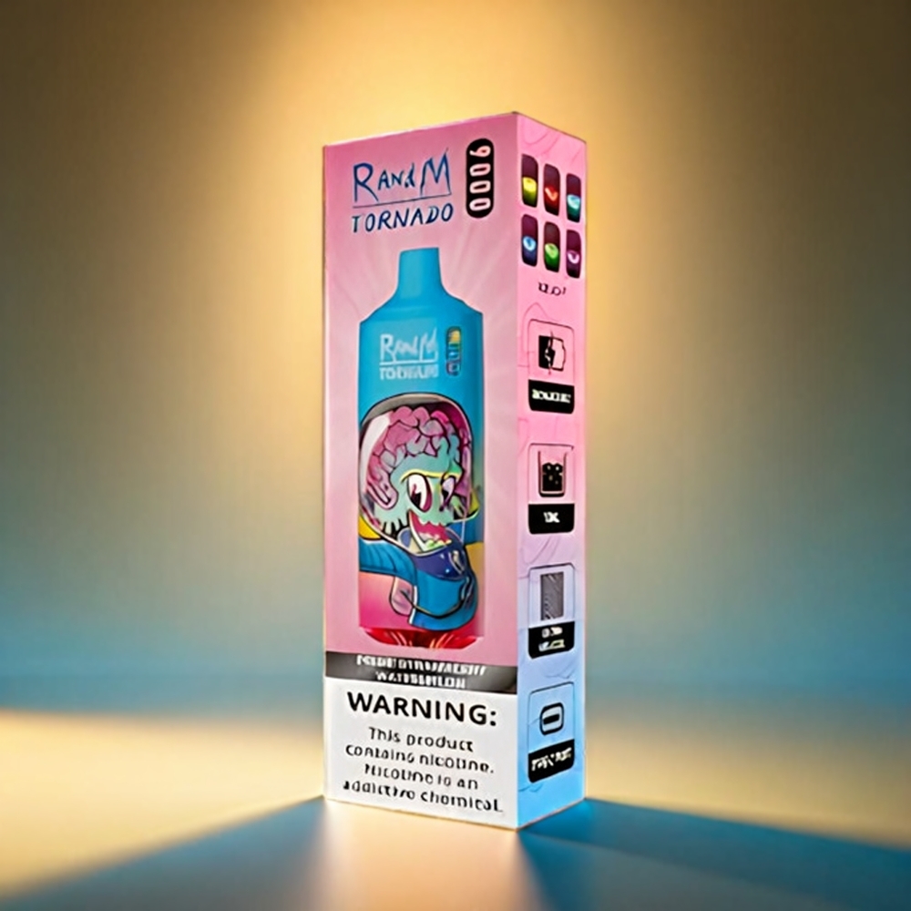 Fumot RandM Tornado 9000 Puffs 850mAh 18mL Mesh ストロベリーワーターメロン ジャパン まとめ買い