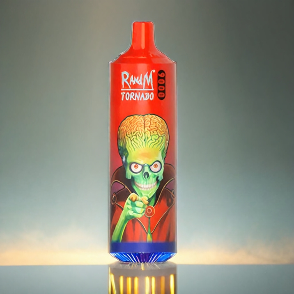Fumot RandM Tornado 9000 Puffs 850mAh 18mL メッシュコイル RGBディスプレイ 54フレーバー ジャパン まとめ買い
