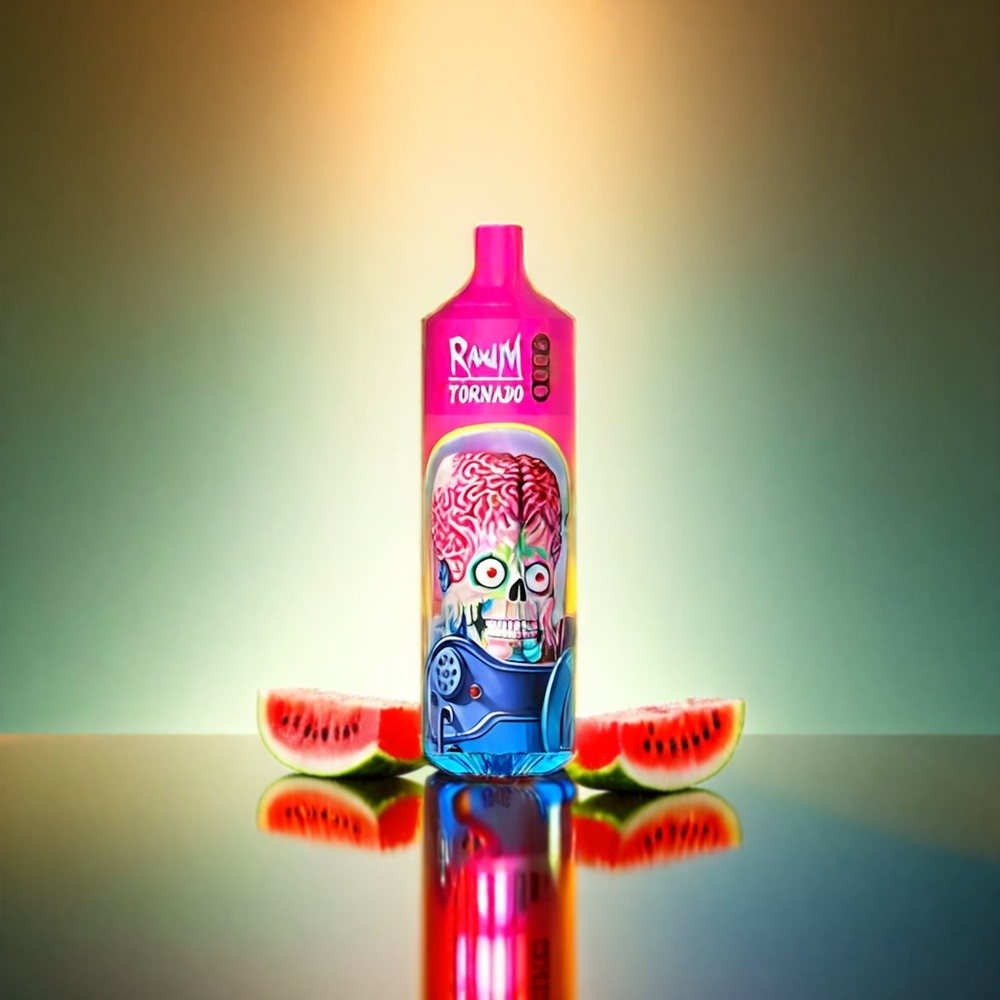 Fumot RandM Tornado 9000 Puffs 850mAh 18mL メッシュコイル ウォーターメロンスキットルズ ジャパン まとめ買い
